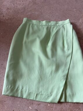 Escada Mint Green Pencil Skirt